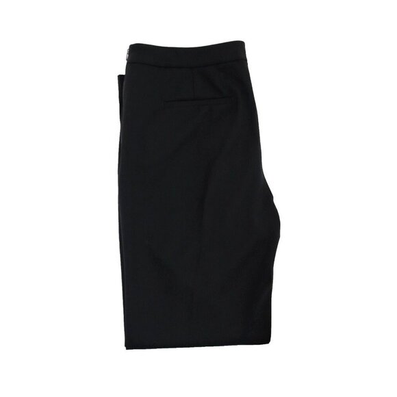 Kit and Ace Womens Size US8 Black Slim Fit Trouser Tapered Side-Zip Wool Pant - Picture 4 of 7